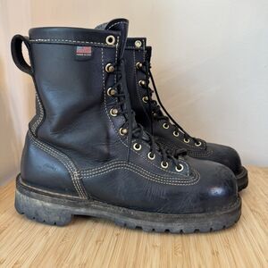 Danner Black Super Rain Forest 8" Work Boots 11500 US Mens Size 7
